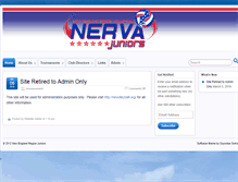 Tablet Screenshot of nervajuniors.org